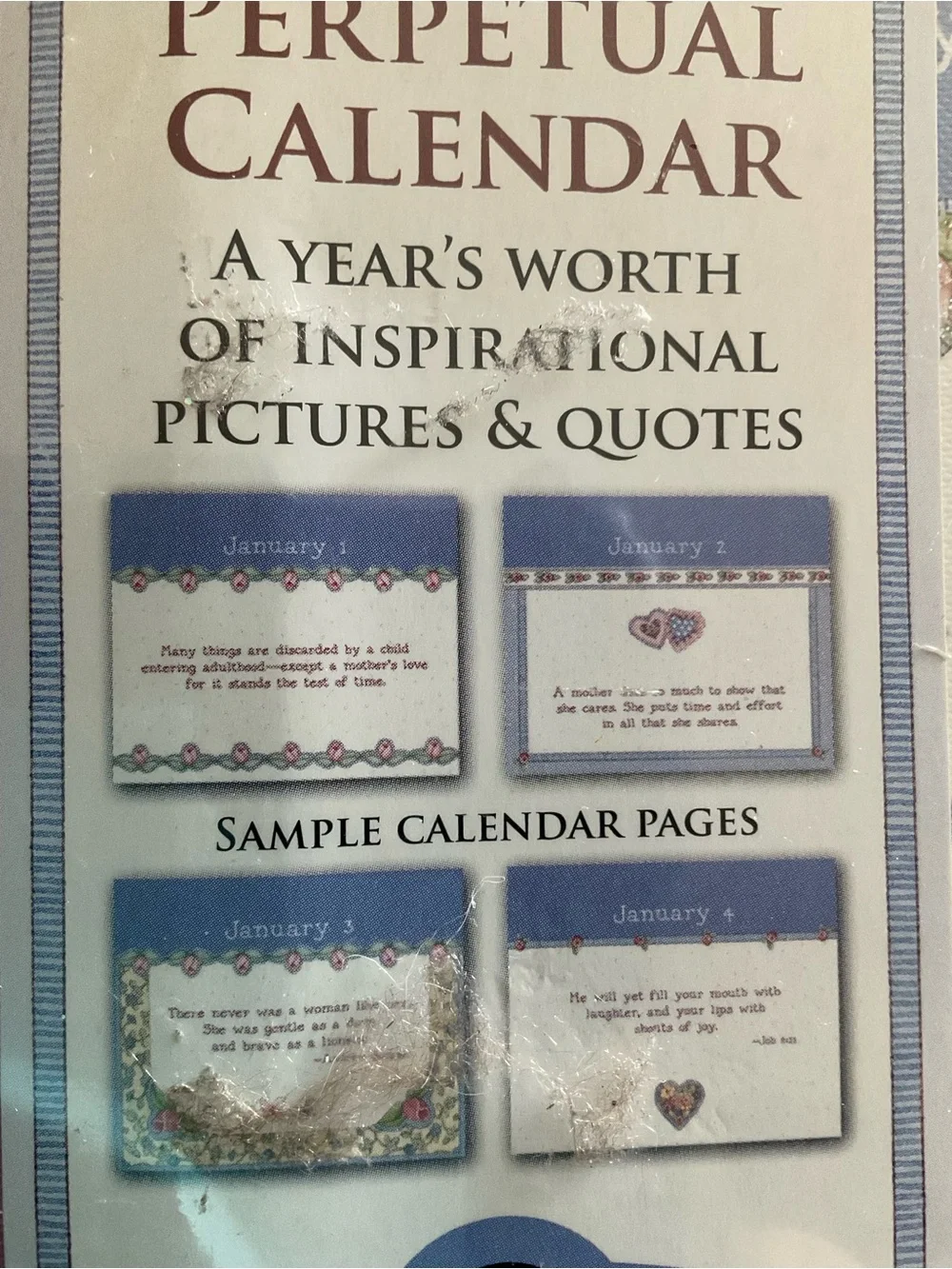 A New Seasons Pink and Light Blue Calendar & Journal Gift Set W/Pen